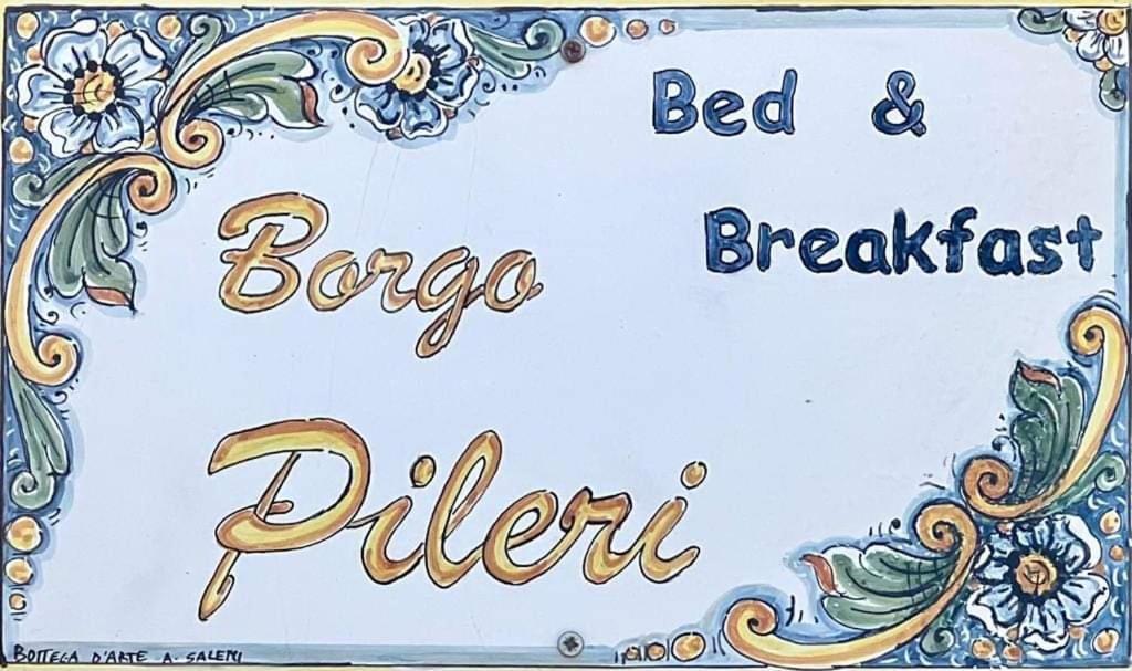 B&B Borgo Pileri Mazzarino Eksteriør bilde